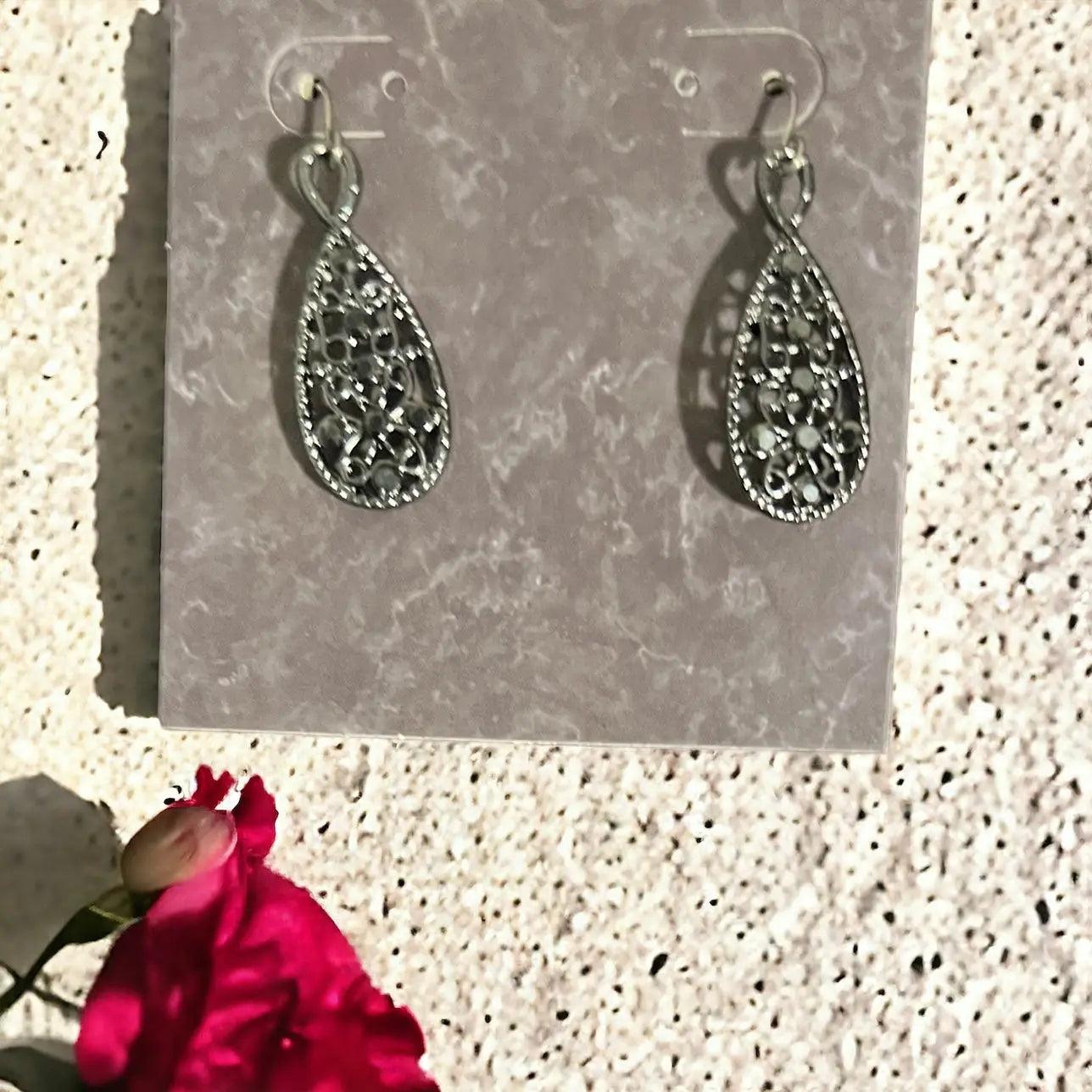 Women’s Silver Earrings - M. Burks Pretty Boutique LLC