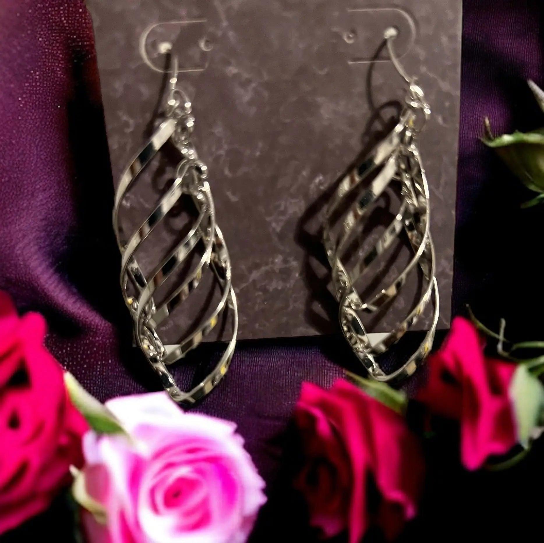 Women’s Silver Earrings - M. Burks Pretty Boutique LLC